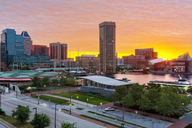 Baltimore, Maryland, USA Skyline on the Inner Harbor